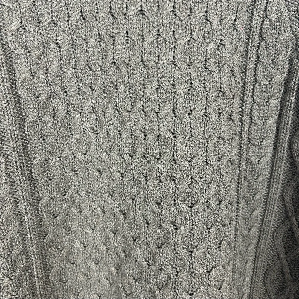 Nike Men's Swoosh Cable Knit Turtleneck Sweater Army Green sz S Athleisure - Picture 5 of 10